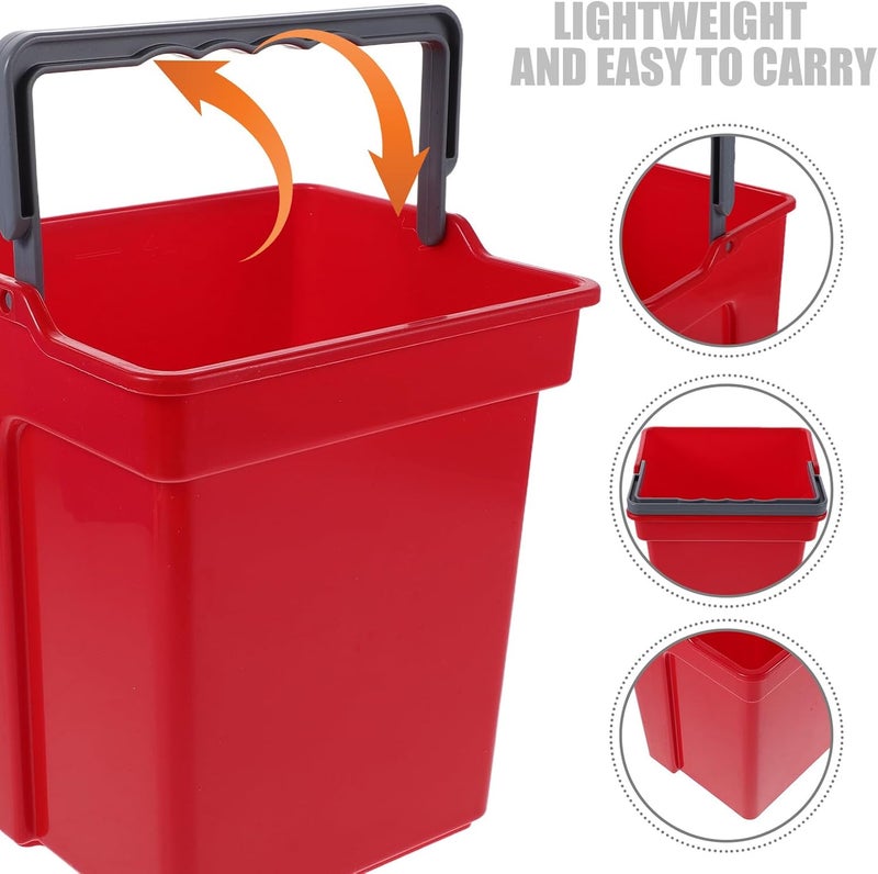 Local licensed courier Luxshiny 2pcs Commercial Cleaning Trolley Buckets with Handles, Multipurpose Plastic Garbage and Water Pails for Household, Hotel, and Janitorial Use, Portable 8.45x7.27x6.29 Inches Multi-use qualified quality Upgraded general grade quality KSA market popular practical build Stain resistant Gulf standard sizing alternatives Trendy natural assorted colors Transparent body Batch uniform stable quality Trendy natural tone options Multiple local stock source Long term use design Flexible anti-break Authorized haulage delivery Multi-color available build Classic trendy design picks Global standard quality Defect free upgraded substance N/S/C nationwide deliver Affordable purchase options General need oriented design Varied dimensions Timely planned dispatch Daily repeated use trusted quality Periodic restock local - Image 3