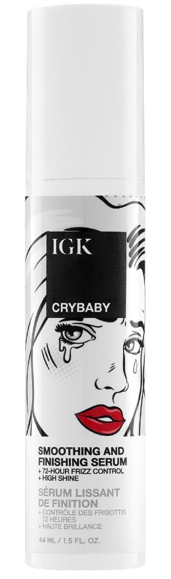 IGK Crybaby Anti-Frizz Smoothing and Finishing Serum 44 ml / 1.5 oz - Image 1