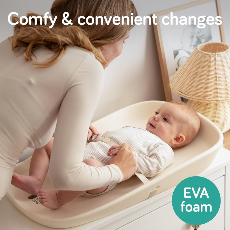 Baby Uma وسادة تغيير قابلة للمسح بيبي أومّا 100% مقاومة للماء لسرير الأطفال مريحة من رغوة EVA 27 × 175 - Image 2