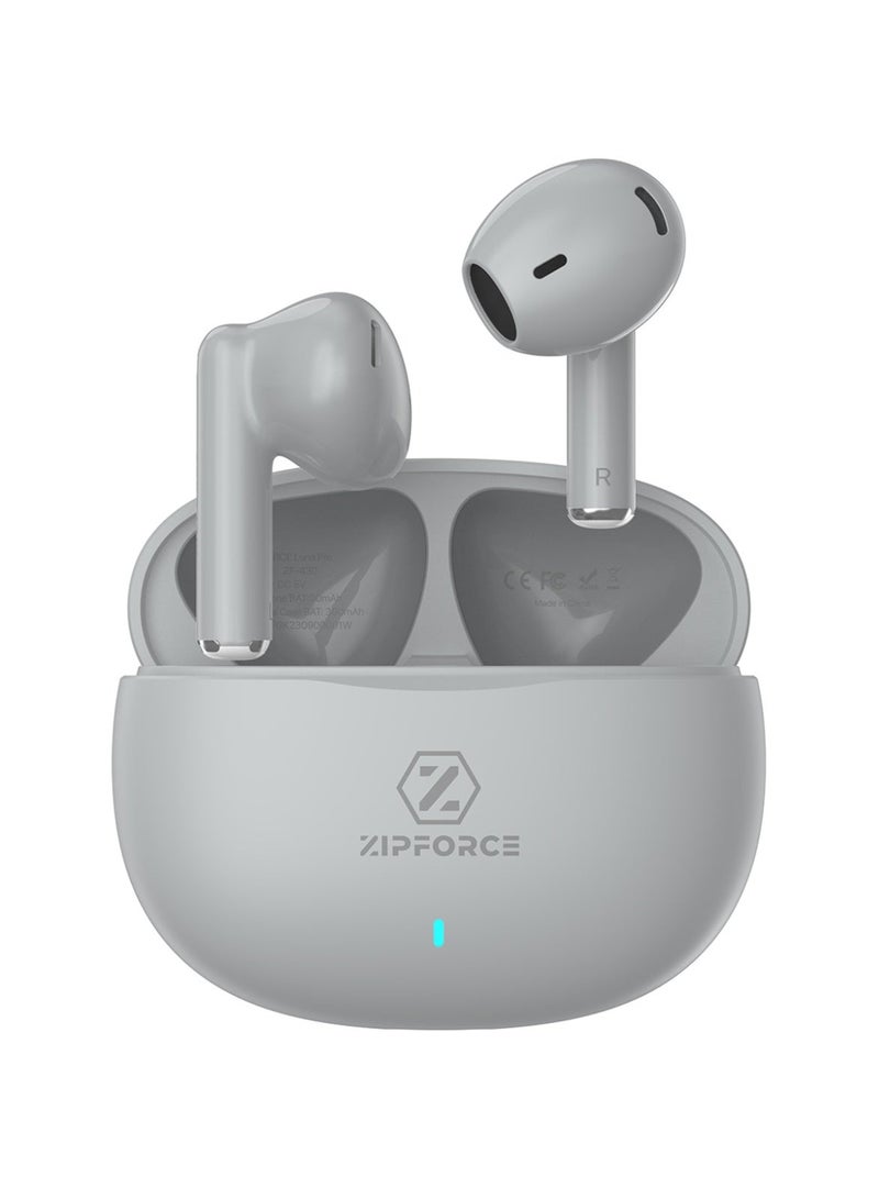 ZIPFORCE True Wireless Earbuds, In-Ear Bluetooth 5.3 Headphones 4-Mics ENC Clear Call, Bluetooth Earbuds Touch Control, IPX6 Waterproof TWS, Light-Weight Earphones - Image 1