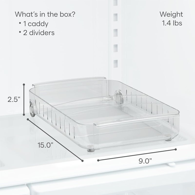 Brikipth Brikipth Rolling Soda Can Organizer for Refrigerator Tray Dispenser for Beer Soda Pop Tray Soda Organizer for Refrigerator Stackable Small Organizing Bin Kitchen Pantry Cabinet  - Image 4