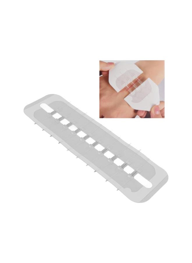 Generic - Zip Stitch, Wound Closure Strips, Emergency Protection Sutures Wounds, Cuttable Hygienic Zip Stitch Wound Bandages Zipper Band Aid Skin Adhesives Emergency Protection Zip - Image 1