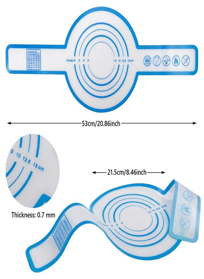LYHLYA Silicone Baking Mat for Dutch Oven, Silicone Bread Sling with Long Handles Reusable Sourdough Bread Baking Supplies - Image 2