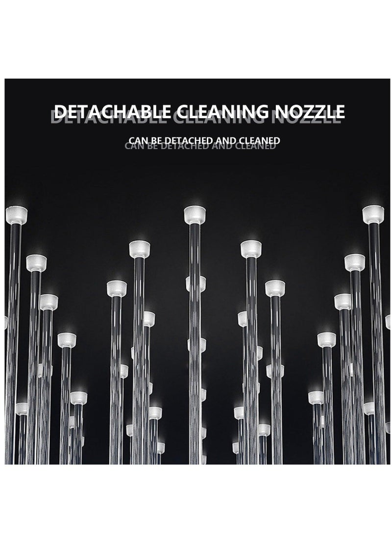 Shower Head High Pressure Shower Heads with 4 Spray Modes, Powerful Square Shower Head to Increase Water Pressure, Handheld Shower Head, Universal Water Saving Shower Head - Image 4