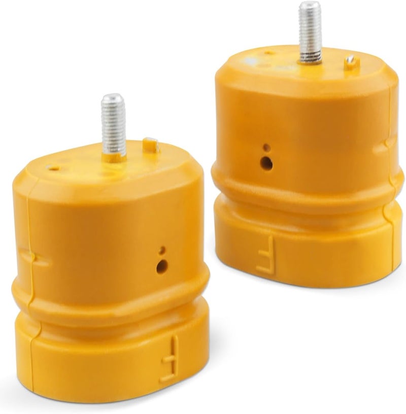 JUWEVAZU قطعتان 8C3Z-4730-F واقي صدمات خلفي مناسبان لفورد F250 F350 سوبر ديوتي 4wd 2008-2011، ممتصات صدمات زنبركية مطاطية مع مسمار مصمم بدقة - Image 1