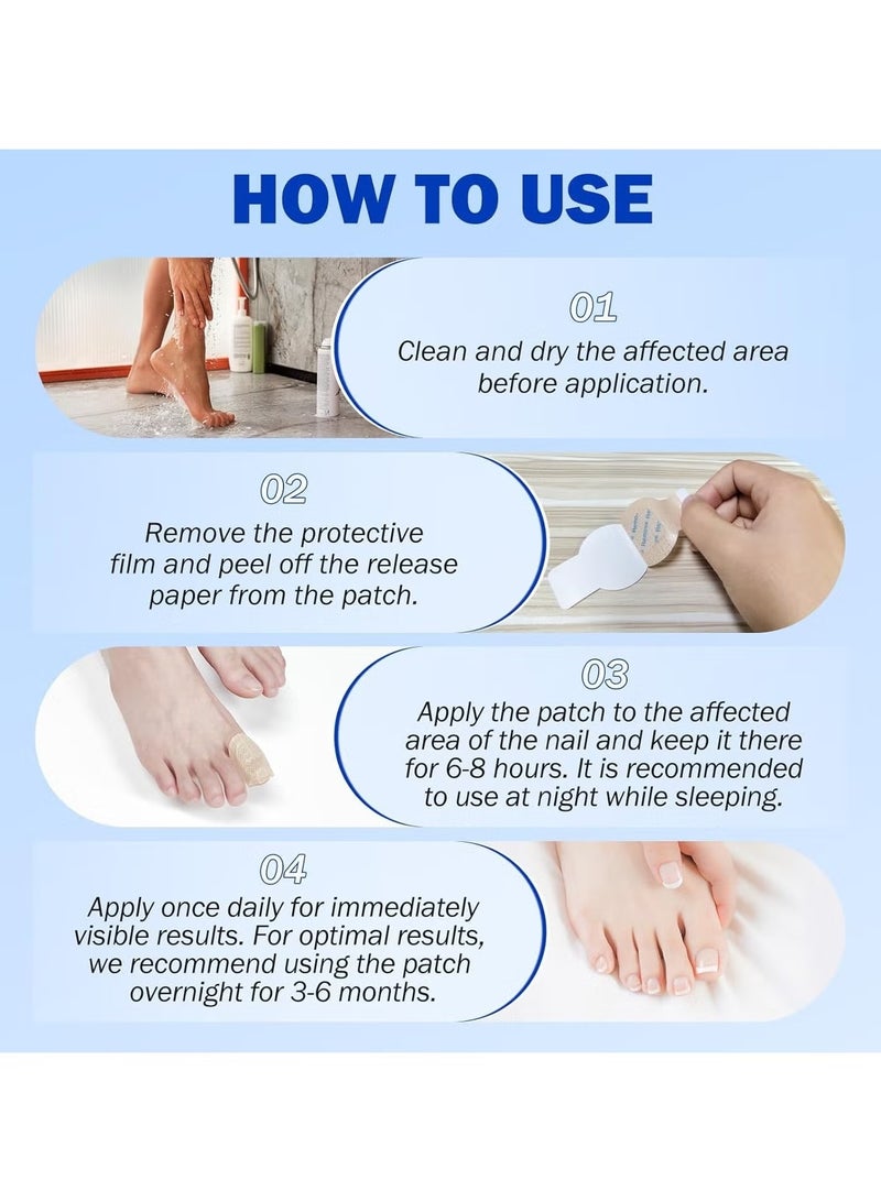 JUE-FISH Fungal Nail Repair Patches – Effective Care Solution for Healthy, Strong Toenails. Easy-to-Use, Fast-Acting & Long-Lasting Results - Image 3