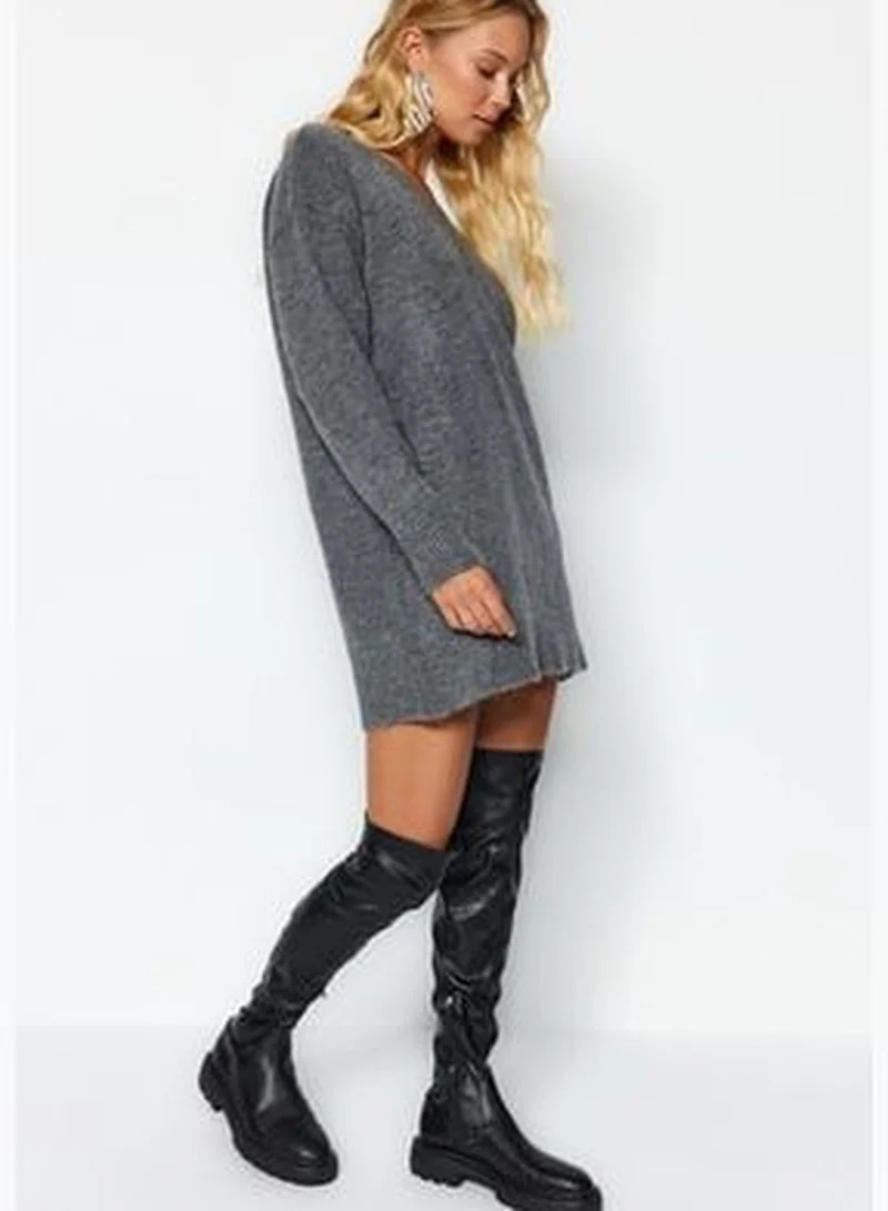 trendyol V-Neck Sweater Dress