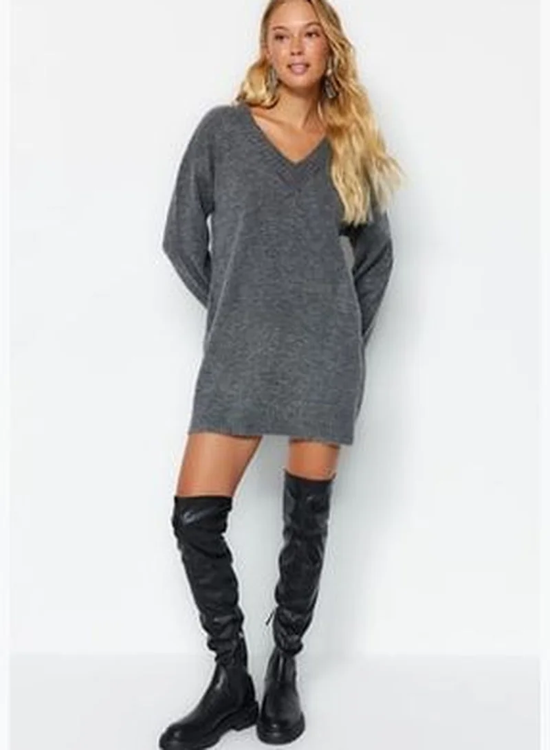 trendyol V-Neck Sweater Dress