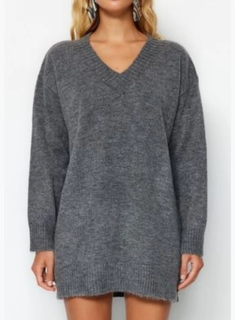 trendyol V-Neck Sweater Dress