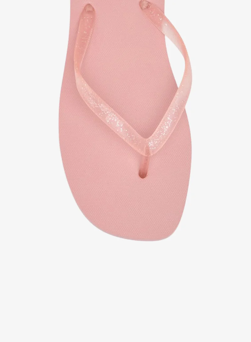 Celeste Women's Glitter Detail Flip Flops