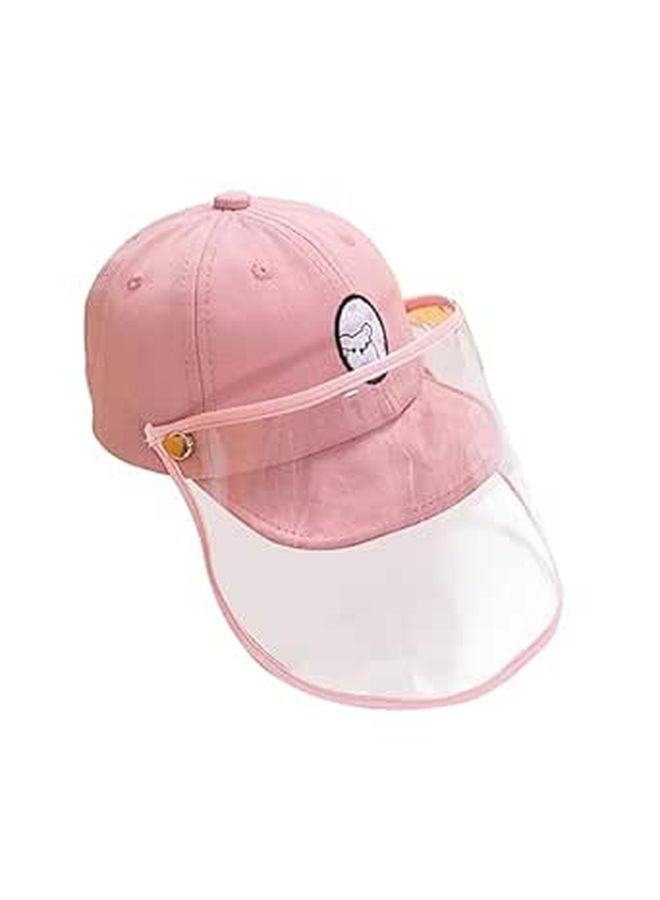Detachable Boys Girls Sunscreen Cap Face Cover Cooling Hat For Outdoor Activities - Image 1