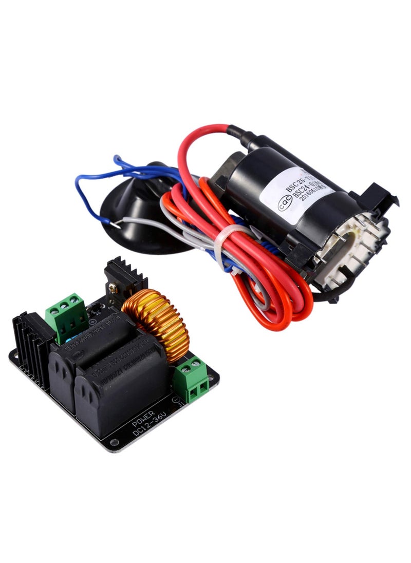 SYOSI - Tesla Coil Driver Board ZVS Tesla Coil Flyback Driver Marx generator Tesla Coil DC 12 to 36V High Voltage Coil Heating Board Module Excitation Circuit Design - Image 1