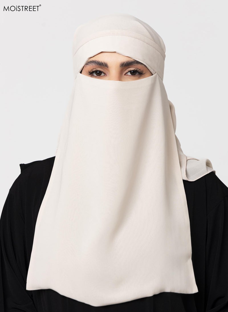 MOiSTREET Niqab Wool Chiffon - Image 1