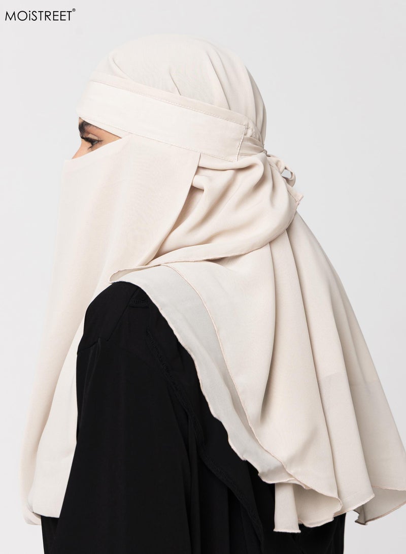 MOiSTREET Niqab Wool Chiffon - Image 3