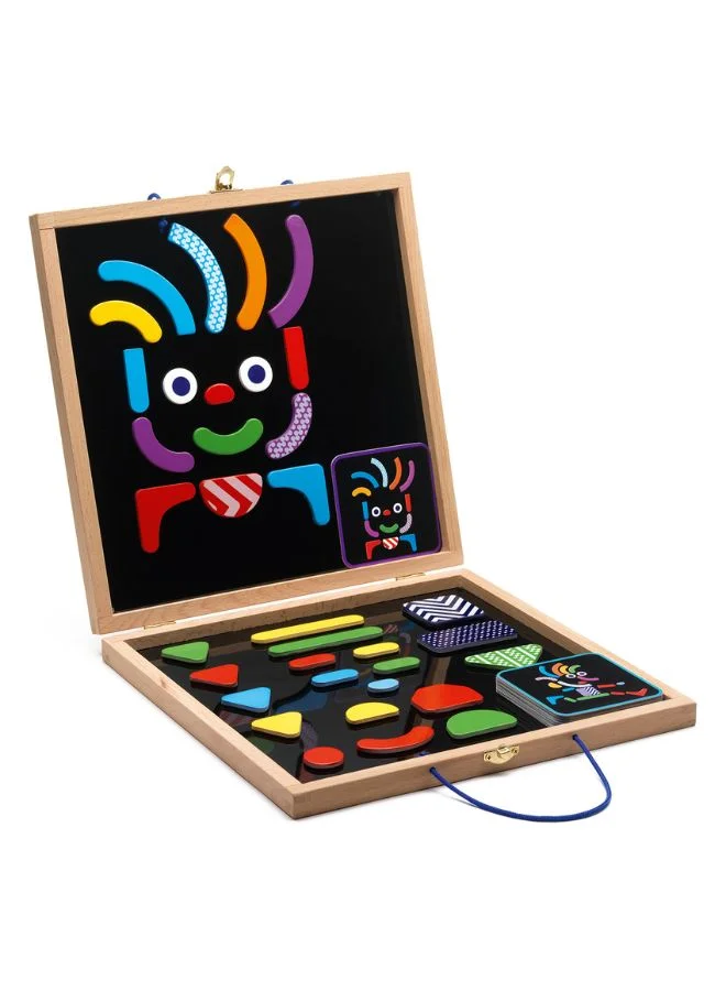 DJECO Wooden Magnetic - Geocharacter