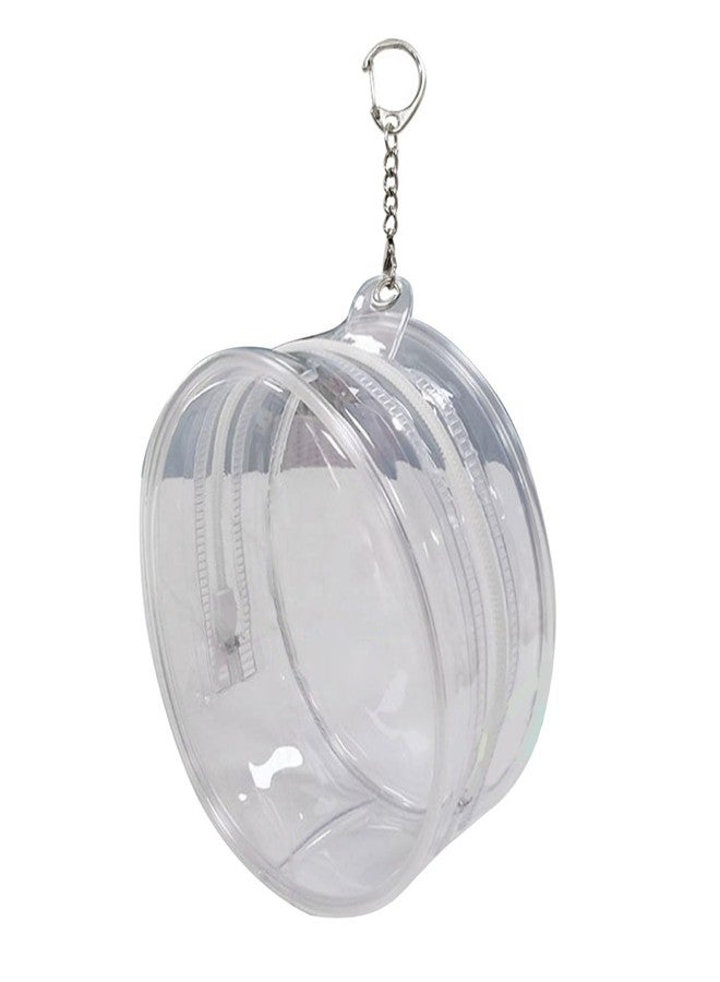 JAGTRADE 10cm Plush Doll Protective Bag, Scratch-Resistant Transparent Pendant Bag, Round Clear Doll Bags Organisers Container, 12x5cm - Image 2