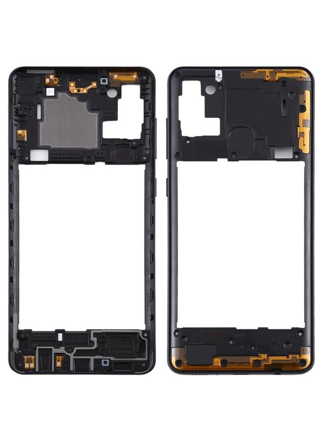 erorex For Samsung Galaxy A21s  Middle Frame Bezel Plate (Black) - Image 1