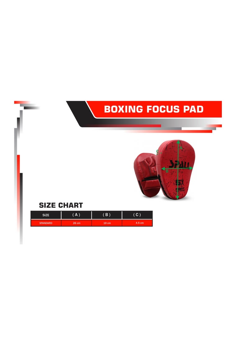 Spall Pair of Focus Pads Hook Jabs Mitt Boxing Pads Hand Target Gloves Training For MMA Kick Boxing Pad Muay Thai Training Martial Arts Punch Mitts For Kids Men And Women - Image 2