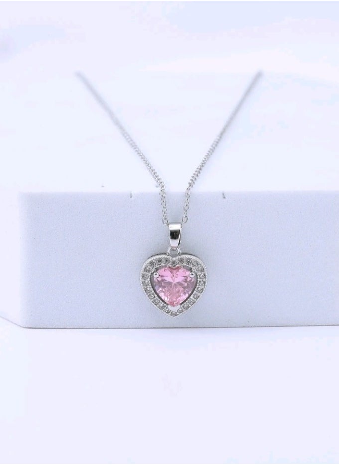 SEVENTY - Trendy Stainless Steel Silver Plated Necklace For Women - Image 1