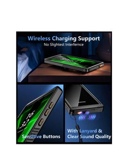 SYOSI for Samsung Galaxy S24 Ultra Case, Waterproof with Built-in Screen Protector, 360°Full Body Guard Phone Case, Support Fingerprint Unlock  - Image 5