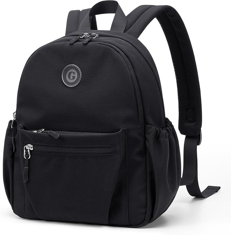 GOLF SUPAGS 10L Mini Backpack Lightweight Nylon Daypack for Women Small City Pack Versatile Ladies Backpack for Shopping Travel Black - Image 2