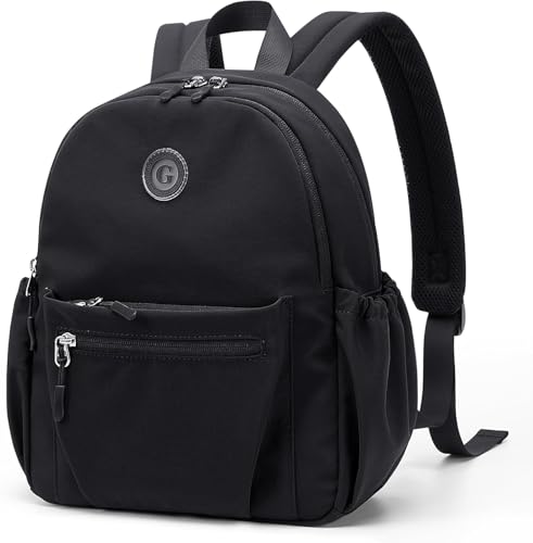 GOLF SUPAGS 10L Mini Backpack Lightweight Nylon Daypack for Women Small City Pack Versatile Ladies Backpack for Shopping Travel Black - Image 1