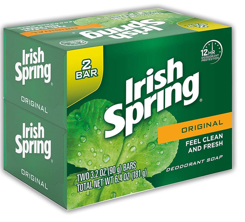 Irish Spring صابون ديتوكس إيريش سبرينغ الأصلي، 3.20 أونصة، 2 قطعة - Image 2