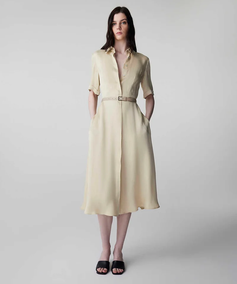 ايبيكيول Belted Cupro Dress