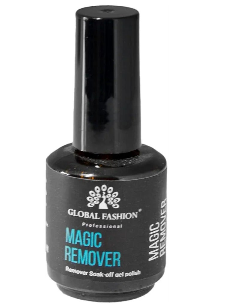 GLOBAL FASHION Magic, a magic gel nail polish remover to remove nail polish quickly and easily without causing damage to your nails. - Image 1