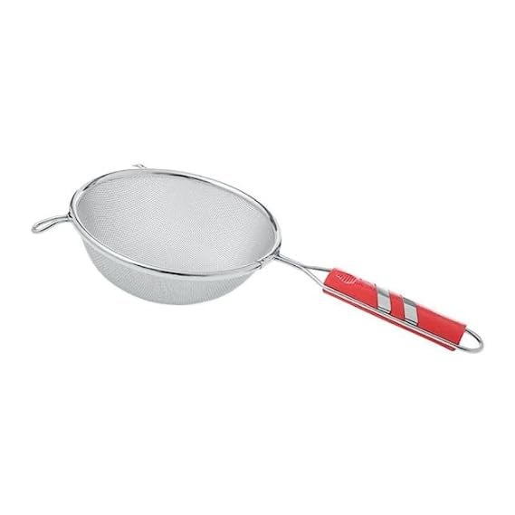 Tekzie 100 Stainless Steel Indian Mesh Quality SoupJuice Strainer 14 cm - Image 5