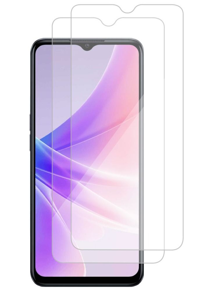 2 Pack OPPO A77 Screen Protector Tempered Glass full clear Anti-Scratch Shatterproof 6.56 inch  - Image 1