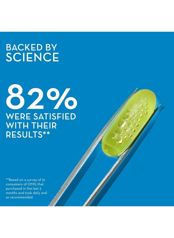 HUM OMG! Omega The Great - Triple Omega 3 Fish Oil Supplement with DHA, EHA & Vitamin E to Support Bright & Even Skin Tone - Gluten Free & Non-GMO (60-Count) - Image 4