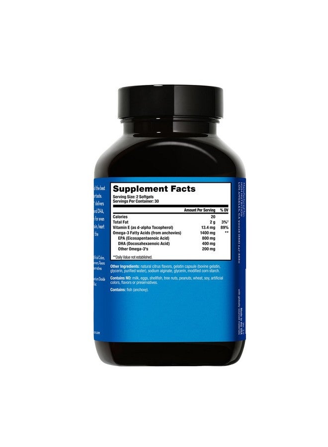 HUM OMG! Omega The Great - Triple Omega 3 Fish Oil Supplement with DHA, EHA & Vitamin E to Support Bright & Even Skin Tone - Gluten Free & Non-GMO (60-Count) - Image 2