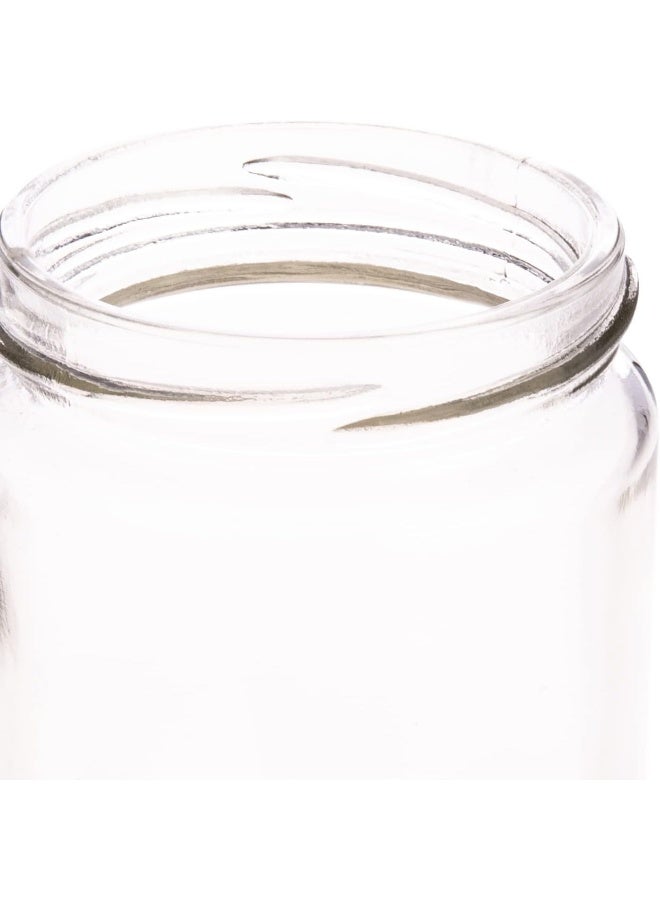 AKDC Glass Bottle W/Blk Lid L(6CM) XW(6CM) XH(8CM) Transparent - Image 3