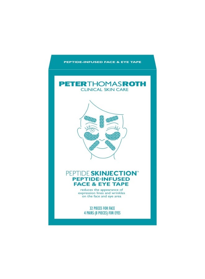 PETER THOMAS ROTH Peptide Skinjection™ ​Peptide-Infused Face & Eye Tape | Face Tape For Wrinkles and Aging Skin | Peptide Face Tape - Image 2