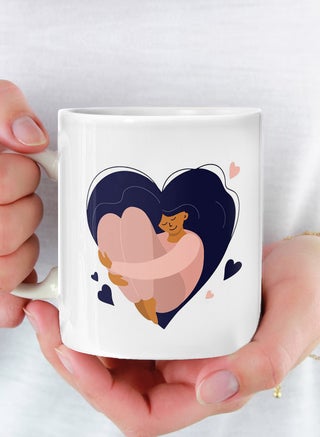 White Heart Print Mug Ceramic Mug for Tea and Coffee with Handle 11Oz - pzsku/ZCE6A0F7767644589968CZ/45/_/1703882163/cf27f861-28c3-40db-a9d6-9ec0a6f89992