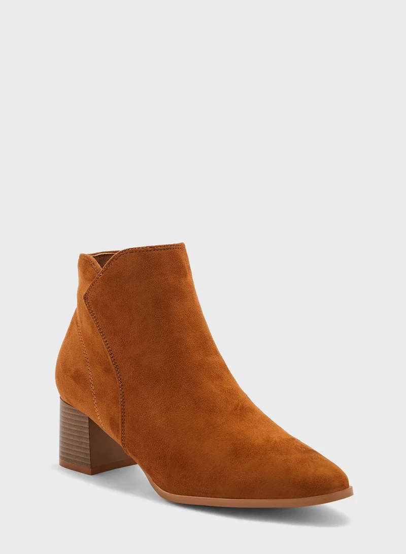 ELLA Suede Cowboy Boots