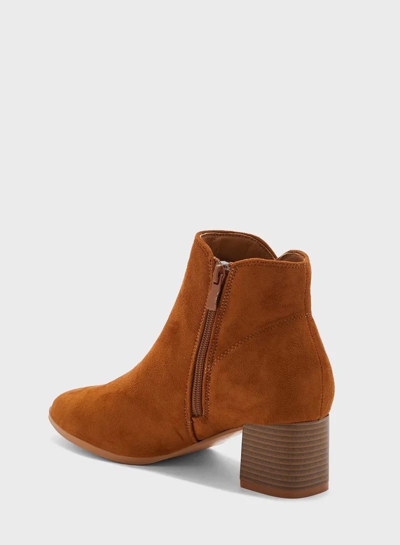 ELLA Suede Cowboy Boots