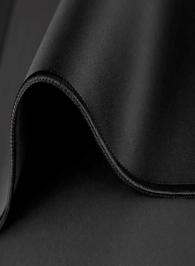 Monoprice Dark Matter by Monoprice Launch Gaming Mouse Pad - Black Premium Micro-Woven Cloth, 450x400mm, Anti-fray Stitched Edges, Plush 2mm Thickness, Optimized for Both Optical and Laser Sensors - Image 4