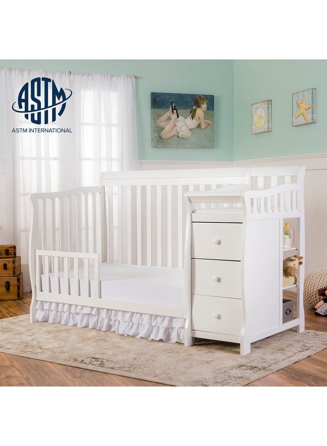 Dream On Me Convertible Crib Toddler Guard Rail In White Compatible With Select Cribs Crib To Toddler Bed Conversion Easily Attachable (21.25L X 1.2W X 12.25H) - Image 5