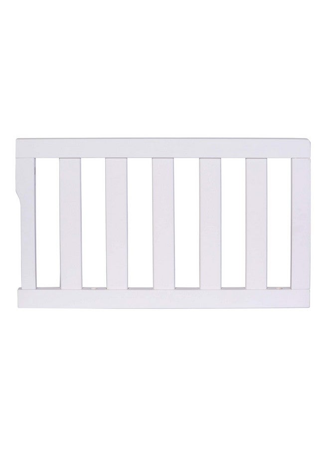 Dream On Me Convertible Crib Toddler Guard Rail In White Compatible With Select Cribs Crib To Toddler Bed Conversion Easily Attachable (21.25L X 1.2W X 12.25H) - Image 2