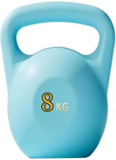 Occuwzz 8KG Water-Filled Kettlebell – Anti-Slip Grip Adjustable Weight for Strength Training & Home Workouts, Portable Fitness Kettlebell for Men, Women & Kids (Blue)  - Image 1