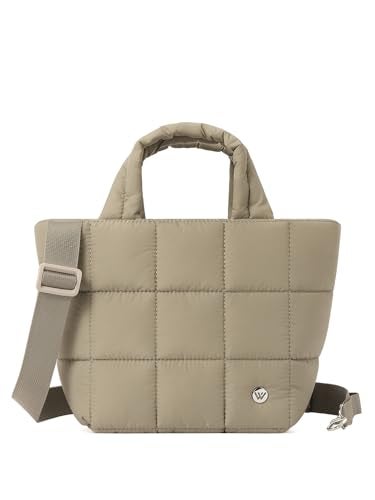 WESTBRONCO Small Puffer Crossbody Bags for Women, Puffy Quilted Purse Nylon Shoulder Handbag with Adjustable Strap - Image 1
