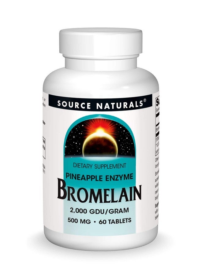 Source Naturals برومايلين 2000 قرص 60 عدد - Image 1