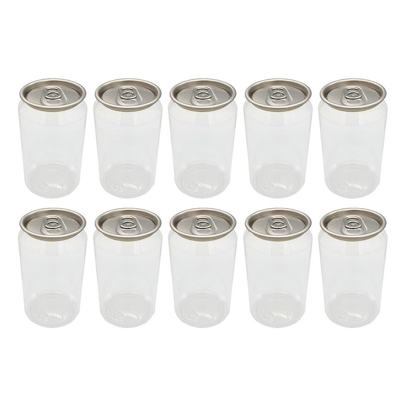 PRETYZOOM 330ml Juice Bottles Food Containers Drink Storage Bottles Beverage Containers for Juicing Smoothies Tea Milk 10 Pack - Image 1