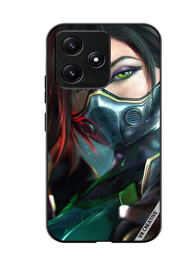VR CREATIVE Protective Case Cover For Xiaomi Poco M6 Pro 5G Vipe Valorant Design Multicolour - Image 1