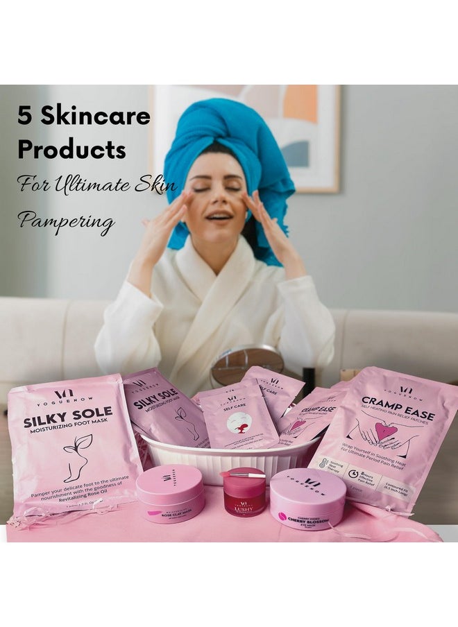 VogueNow - Spa Gifts For Women (Set Of 22) Premium Self Care Spa Kit With Bath Sleep Skin Care Sets & Self Care Items For Women Birthday Gifts Spa Gift Baskets For Women Mothers Day Gift Basket - Image 1