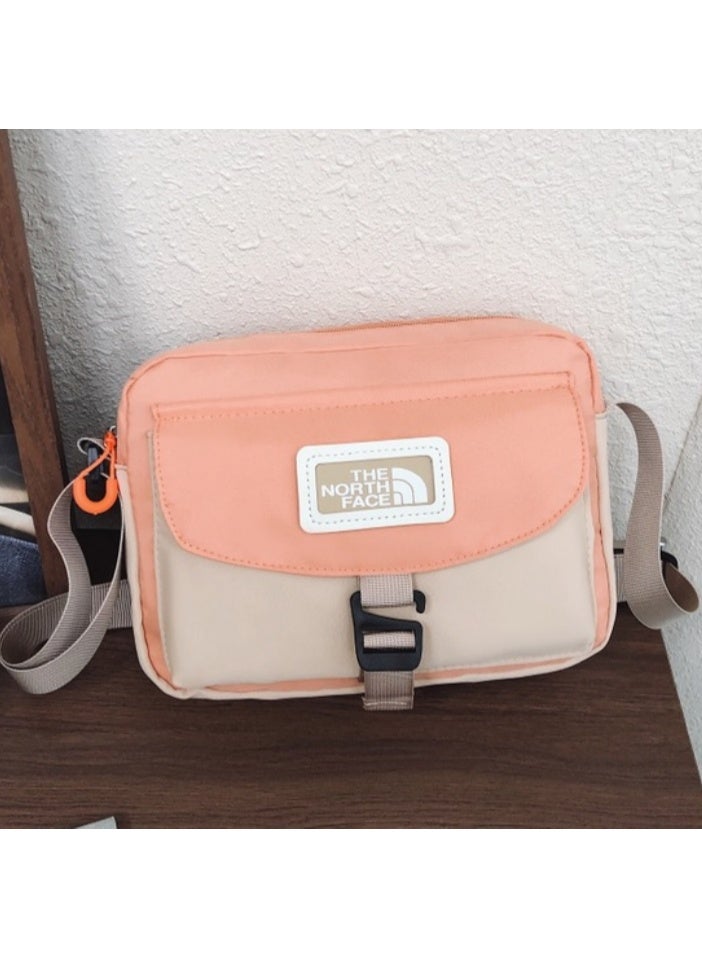 ذا نورث فيس The North Face Beige and White Crossbody Bag