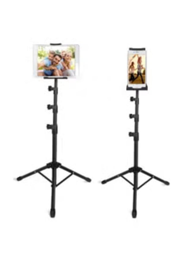 ELTRAZONE Adjustable Floor Stand for Mobile Phones and Tablets – Universal Tripod for Devices 4.7" to 12.9" - Image 1