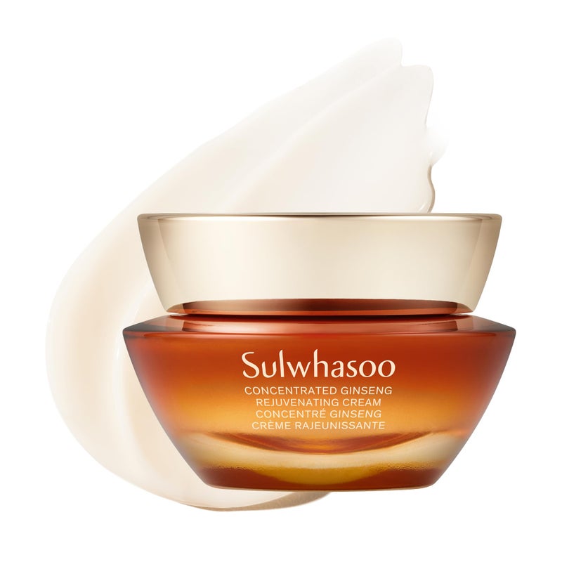 Sulwhasoo Concentrated Ginseng Rejuvenating Cream Korean Ginseng  Peptide AntiAging Moisturizer with Vitamin C Derivative  Squalane for Wrinkles  Deep Hydration 169 fl oz Packaging May Vary
